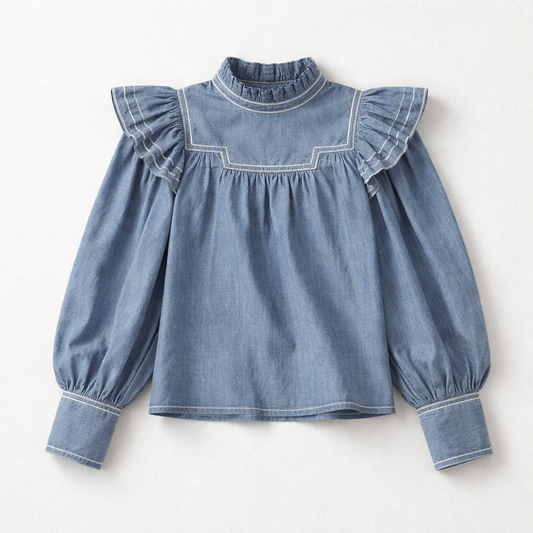 Camisa Denim Romance